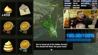My 100+% Completion of Breath of the Wild from Live Stream | Austin John Plays