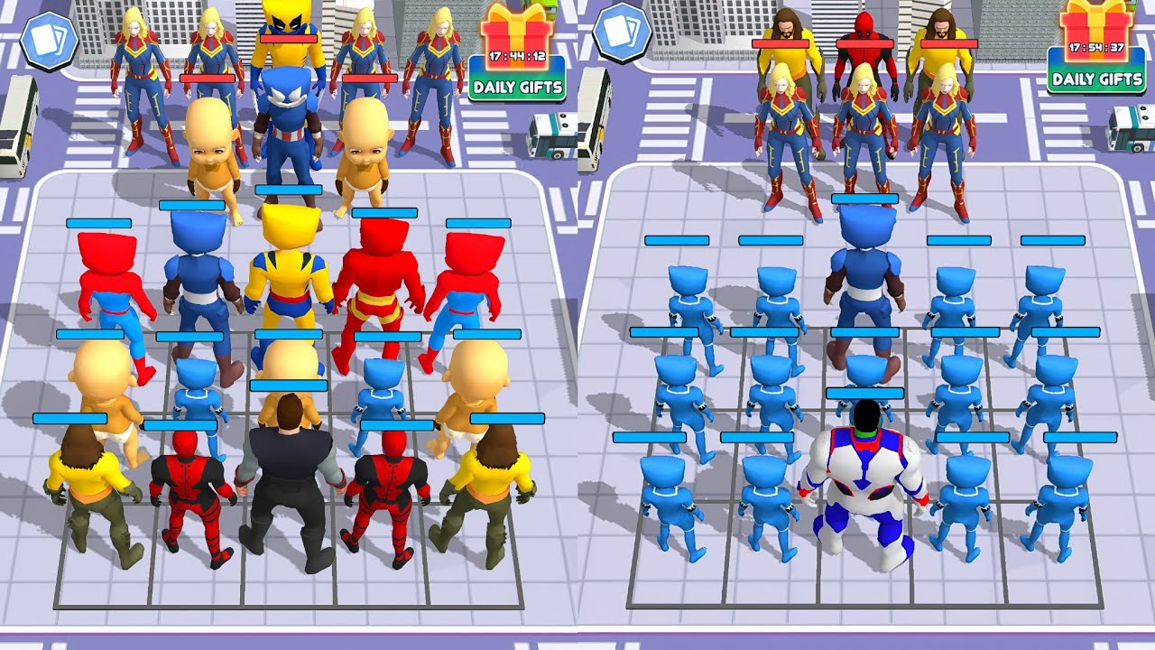 Max Level Gameplay In Super hero Monster Color Battle Game