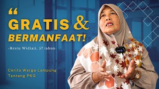 Cerita Ibu Restu, Penerima Manfaat Pemeriksaan Kesehatan Gratis di Puskesmas Lampung