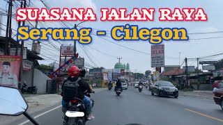 Atmosphere of the Serang-Cilegon Highway in 2024