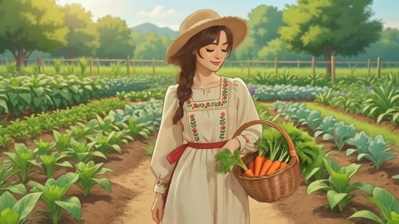 A Quiet Day in the Apple Orchard 🍎 | Ghibli-Inspired Slow Living ASMR 