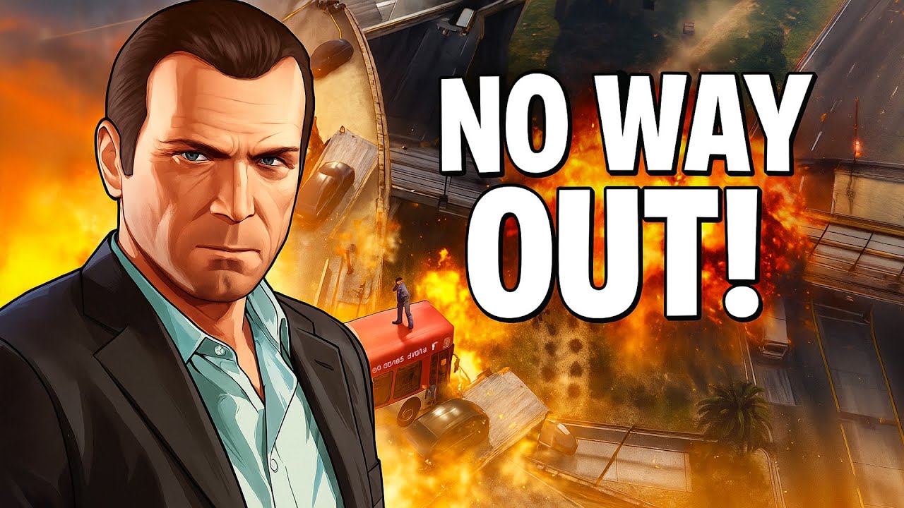 NO WAY OUT! Michael's Epic Highway Trap in GTA 5