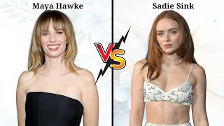 Famous Maya Hawke vs Sadie Sink – Lifestyle, Net Worth, Age & Fame Comparison (2026) Profile