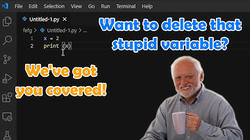 How to Delete Variables (Or anything alse) in Python