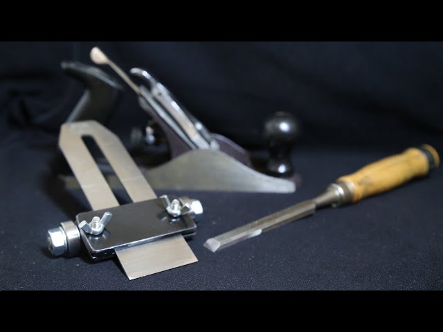 Guide D'affûtage Pour Ciseaux à Bois - Gabarit Réglable 1-37,8 Mm, Alliage Aluminium, Pour Pierre à Eau/huile