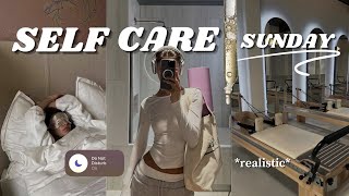 SELF CARE SUNDAY 🤍  | wind down with me:  baths, face masks \& skincare, self care routine