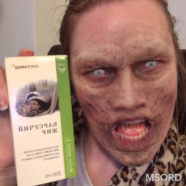My walking dead friends also use Badger's Fat because it helps with wrinkles!