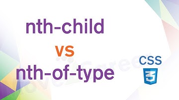 Difference between nth-child and nth-of-type in CSS