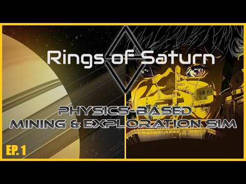 ΔV: Rings of Saturn | Brand New Physics-Based Space Miner | EP. 1 – DONT HIT THE ROCK! (How to Fly)