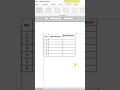 Split sel tabel pakai draw table Microsoft word 2010