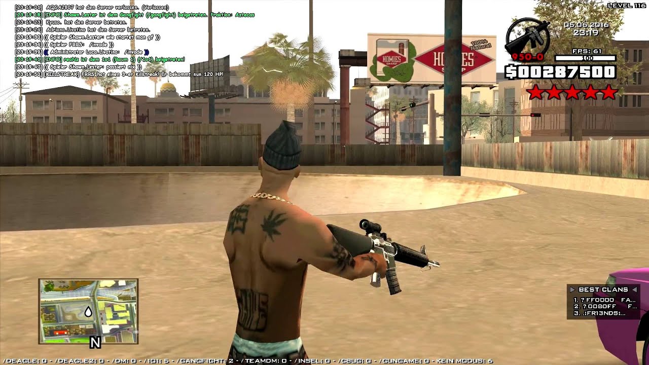 Gta San Andreas Chrome Weapon & Sound Pack 2016 - YouTube