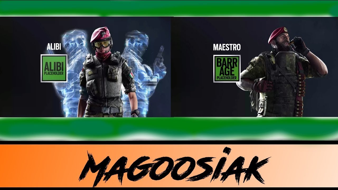 Alibi and Maestro - Rainbow Six Siege New Operator Gameplay - Tips and ...