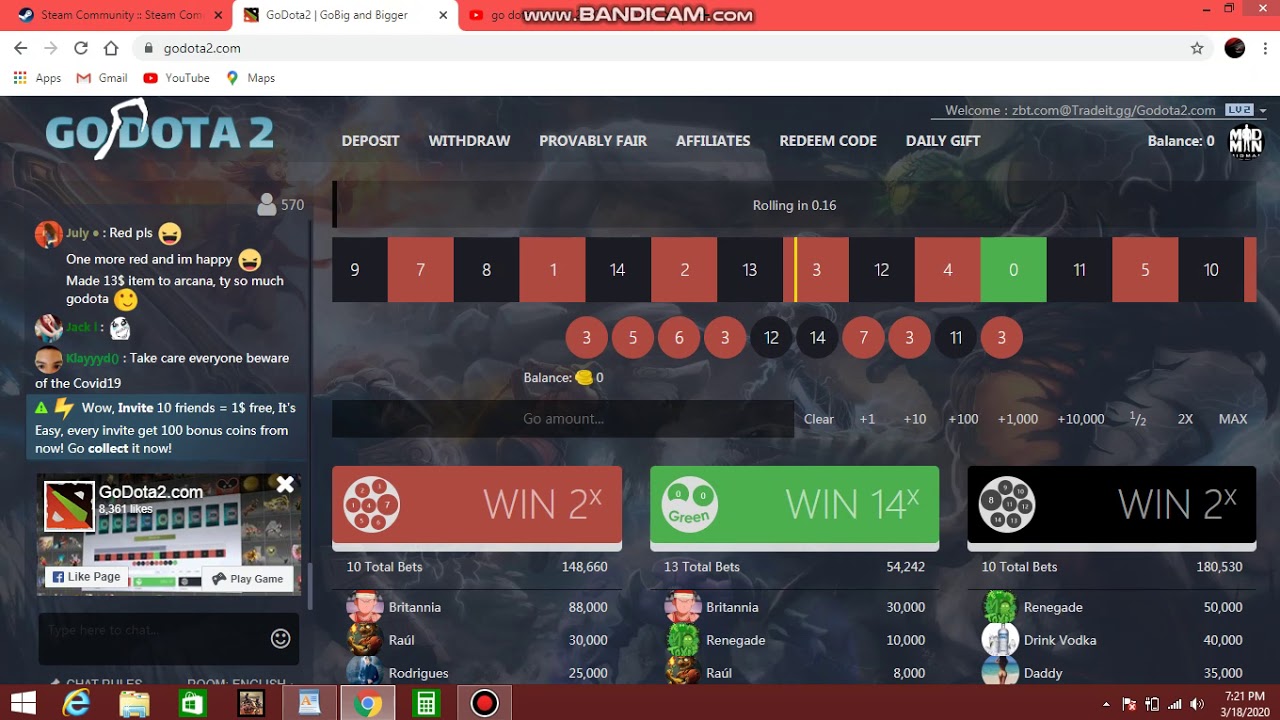 GODOTA2.COM GIFT CODE 2020 - YouTube