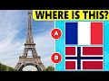 Guess the Country Flag by the Landmark Quiz (38 Famous Landmarks)