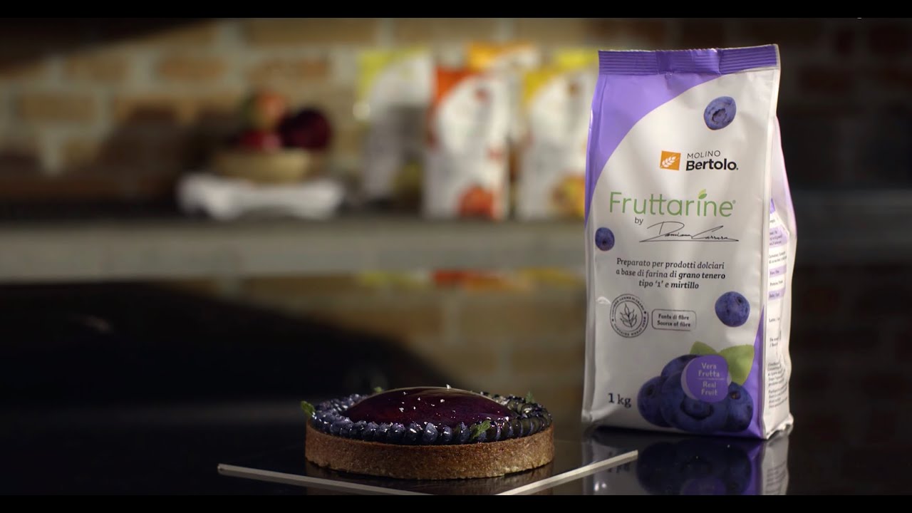 Ricetta Crostata Le Fruttarine al Mirtillo (Molino Bertolo) - Chef Damiano Carrara