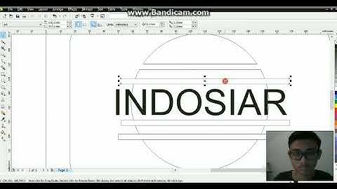 TUTORIAL MEMBUAT LOGO INDOSIAR DI COREL DRAW