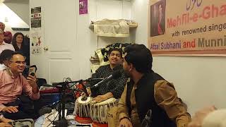 Mohammed Zubair - Jo Chahte So Kehte Ho, Tabla - Rigved Deshpande, Private Concert at Toronto