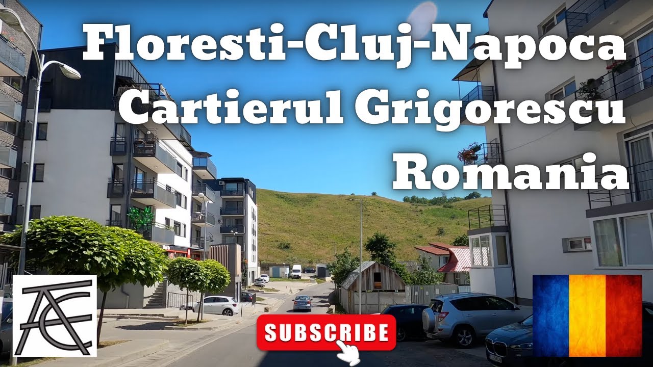 Floresti, Cluj-Napoca, Cartier Grigorescu. Cluj, Romania 4K