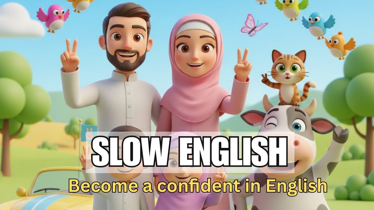Confident in English | A1 | Slow English Slow English Podcast | GM Sir