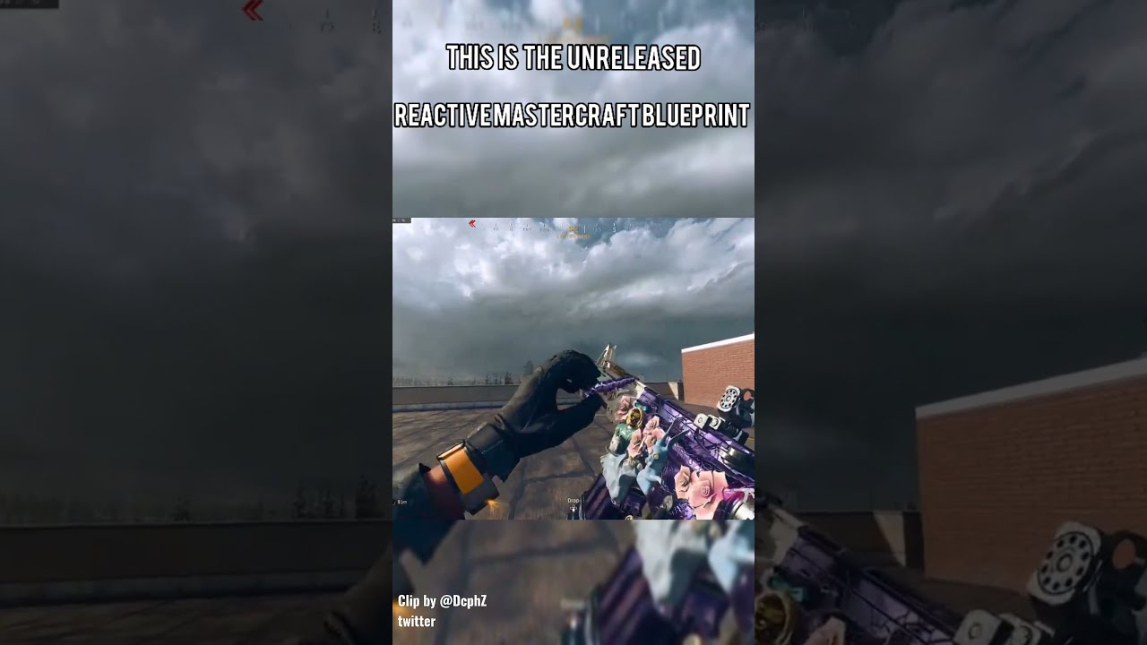 Unreleased XM4 reactive mastercraft blueprint -"White Rabbit"