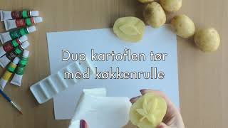 Sådan laver du kartoffeltryk