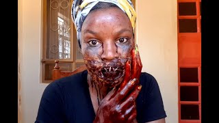 OPEN SHUT|  Sfx Makeup || Simple Halloween Makeup