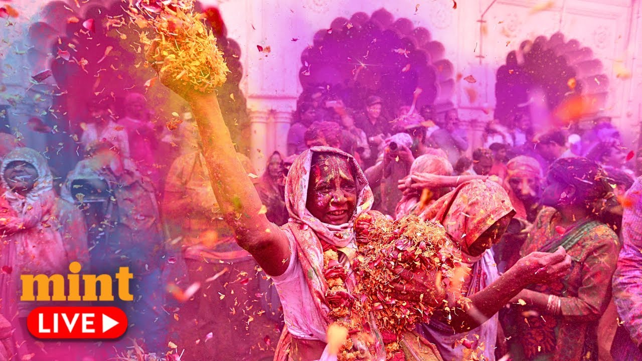 Vrindavan LIVE: Holi Celebration In Vrindavan | Banke Bihari Holi LIVE | Holi 2026 LIVE