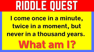 🧩 ONLY A GENIUS CAN SOLVE THESE RIDDLES | 20 TRICKY RIDDLES THAT