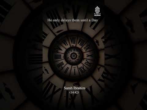 Surah Ibrahim Verse 42 | #quranquotes #viralvideo