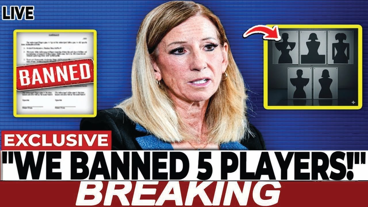 WNBA Commissioner ANNOUNCES 5 Players Are BANNED From The League! - YouTube