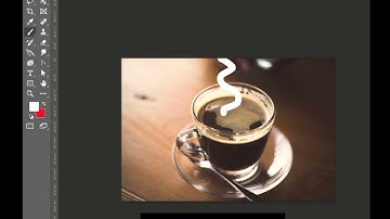 Create a smoke Effect on tea cup #ps #photoshop # VDesigns #smoke #smokeeffect