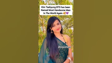 Taehyung Most Handsome Man In The world 2023 Again 🥰💜 #shorts #bts #ytshorts