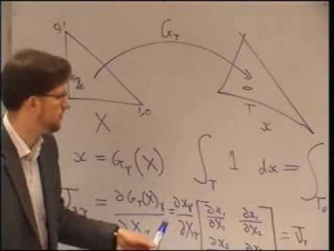 Finite element method course lecture 5 part I 7 Feb 2014 Quadrature and ...