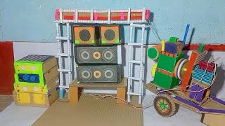 mini DJ set up 🤩  with GENERATOR 😲|| how to make mini DJ #dj #video #viral #trending #generator