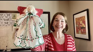 How to Make a Christmas Handkerchief Angel Ornament