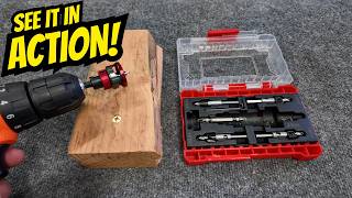 Bigwish 9PCS Countersink Drill Bit Set Demo