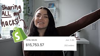 HOW I MADE OVER $15K IN ONE MONTH | e-commerce hacks & strategies