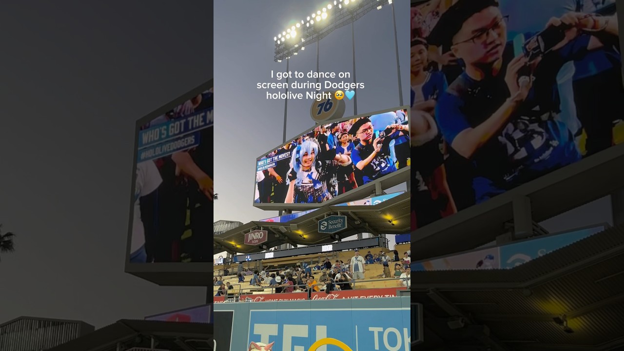 it was so fun 😭 [hololive Night at Dodgers Stadium]