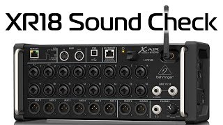 Behringer XR18 - Virtual Sound Check!