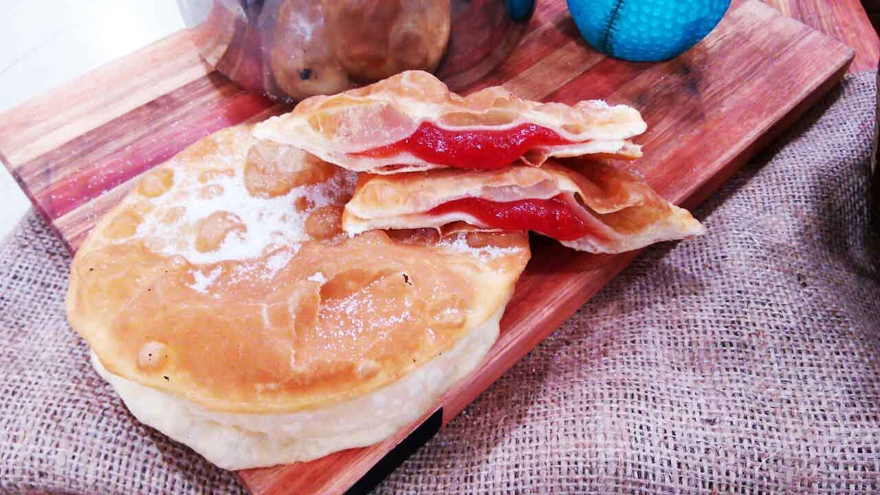 Tortas fritas rellenas con queso, dulces y frutos secos YouTube