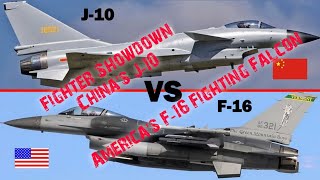 Fighter Showdown: China's J-10 vs. America's F-16 Fighting Falcon