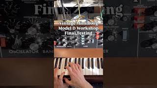 What’s your favourite vintage synth? Ewan gives triumphant a final test to this serviced MiniMoog