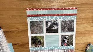 Border Building with Baroque Frame Punch and Spring Leaf Border Maker Cartridge by Creative Memories