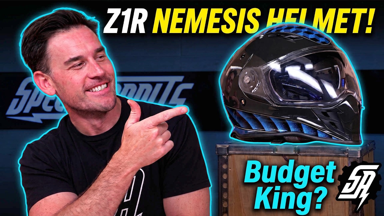 Z1R Nemesis Distro Gray Helmet - Speed Addicts