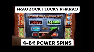 Lucky Pharao 🤑 8€ Power Spins Merkur Magie Casino Spielothek Freispiele Spielhalle