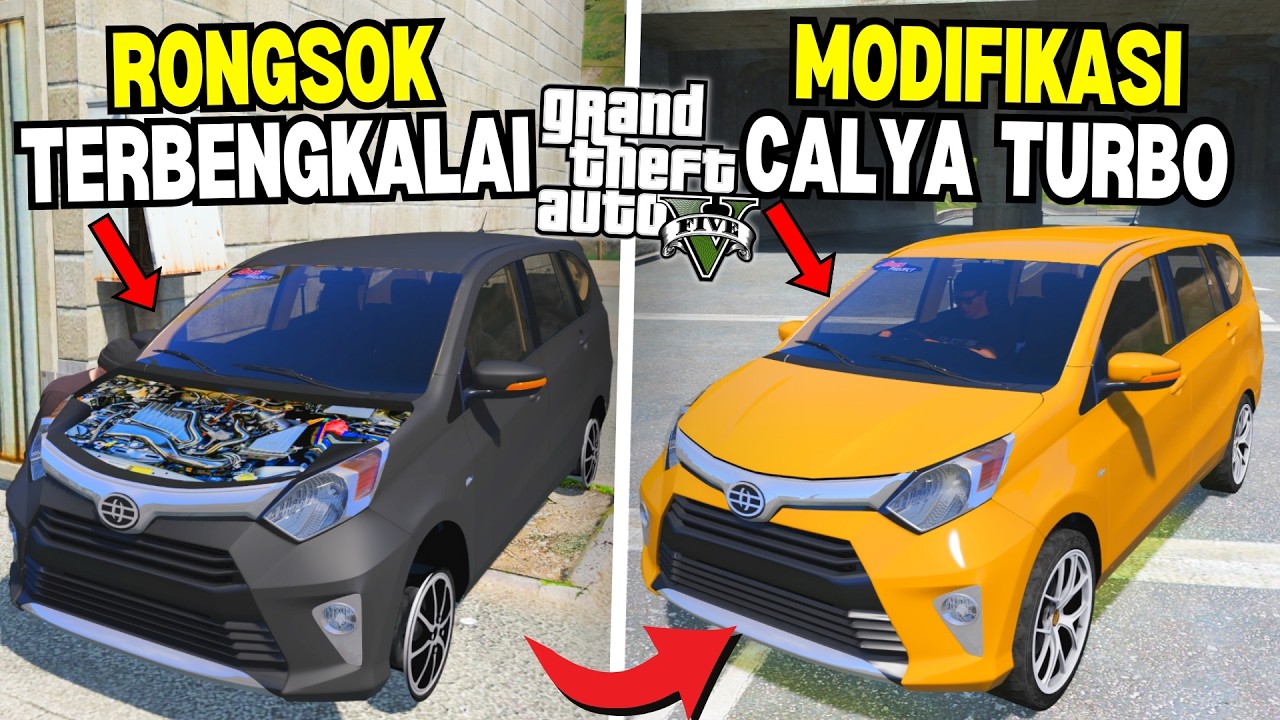 Aku Menemukan Mobil Calya Langka Rongsok Terbengkalai di Kota - GTA 5 MOD