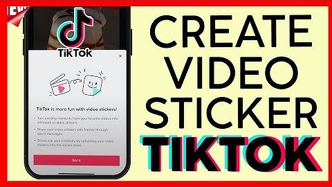 Tiktok video sticker | How to Create Your Own Sticker on TikTok