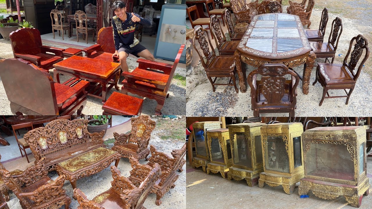 คลิปนี้ห้ามพลาดสำหรับคนชอบไม้หายากรวมเฟอร์นิเจอร์ไม้หายากในร้านวัยรุ่นค้าไม้ปทุมธานีคลอง 10 หนองเสือ