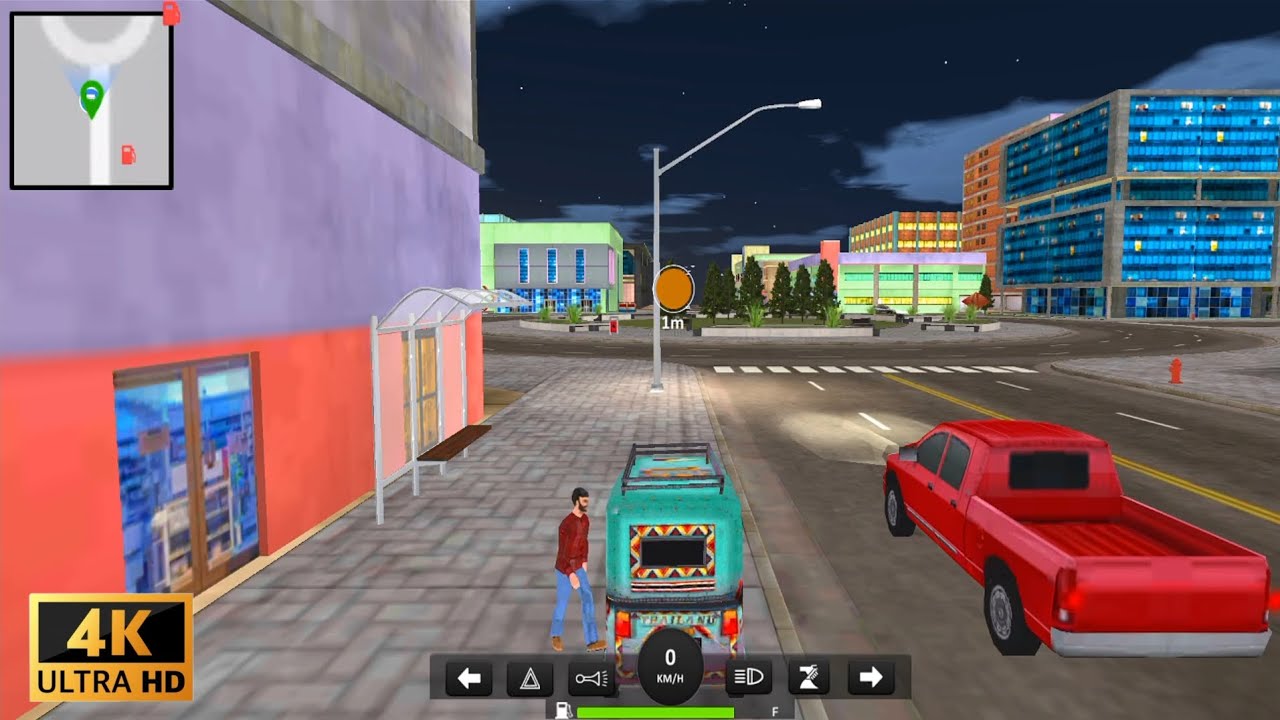 City Rickshaw Simulator Games Android Gameplay Career mode  Cloud city Level 2 | KIDSMAN GAME