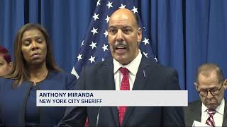 Mayor Adams, AG James announce lawsuit against gun distributors accused of selling ghost guns
